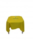 (R$4,00) Toalha Quadrada Oxford Amarela (1.50m)