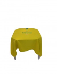 (R$8,80) Toalha Quadrada Oxford Amarela (1.50m)