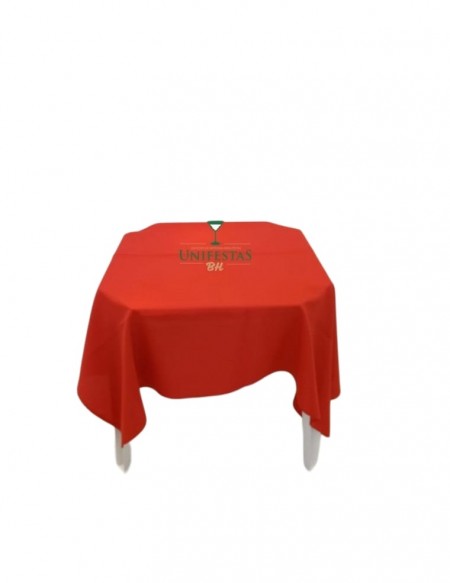 (R$4,00) Toalha Quadrada Oxford Vermelha (1.50m)