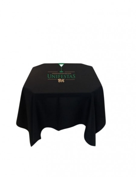 (R$4,00) Toalha Quarada Oxford Preta (1.50m)