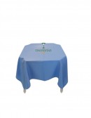 (R$4,00) Toalha Quadrada Oxford Azul Baby (1.50m)