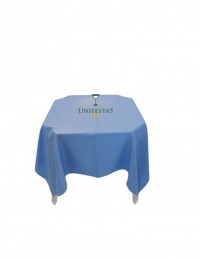 (R$8,80) Toalha Quadrada Oxford Azul Baby (1.50m)