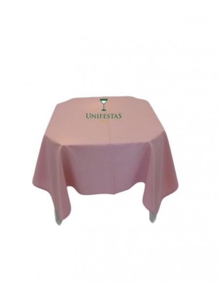 (R$4,00) Toalha Quadrada Oxford Rosa Baby (1.50m)