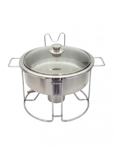 (R$ 29,00) Rechaud Redondo Inox (5L)