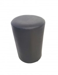 (R$22,00) Puff Mesa Redondo Preto (D45/A69cm)