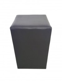 (R$22,00) Puff Mesa Quadrado Preto (45x45xA70cm)