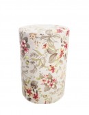 (R$12,00) Puff Mesa Redondo + Capa Floral