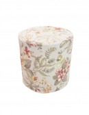 (R$8,00) Puff Redondo + Capa Floral (D40 / A43cm)