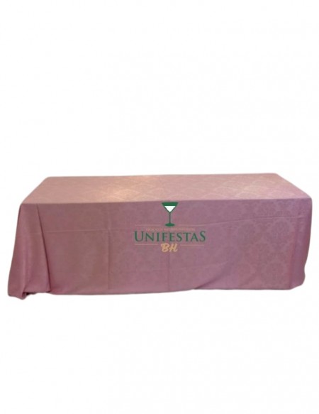 (R$18,00) Toalha Banquete Jacquard Rosa Baby (4x2.80)