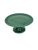 (R$14,00) Boleira Relevo Verde Bandeira (A16 / D33cm)