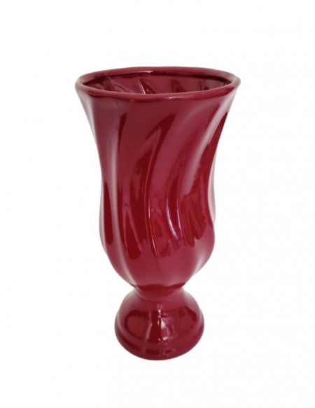 (R$14,00) Vaso Torcido Marsala (A36 / D7.5cm)