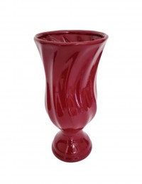 (R$18,00) Vaso Torcido Marsala (A36 / D16cm)