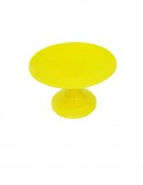 (R$10,00) Boleira Pé Baixo Amarela Neon (A15 / D24cm)