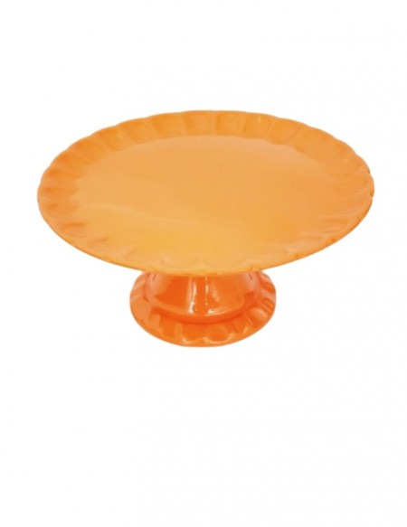 (R$14,00) Boleira Relevo Laranja (A16 / D33cm)