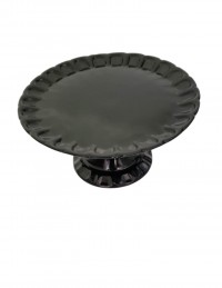 (R$18,00) Boleira Relevo Preta (A16 / D33cm)