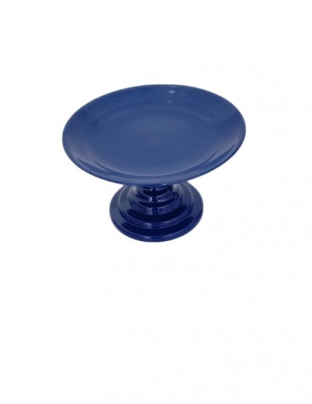 (R$10,00) Boleira Pé Baixo Azul Royal (A14.5 / D24.5cm)