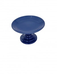 (R$14,00) Boleira Pé Baixo Azul Royal (A14.5 / D24.5cm)