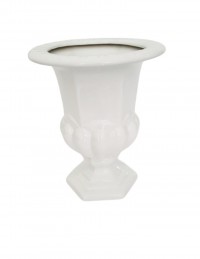 (R$18,00) Vaso Grego Branco (A27 / D23cm)