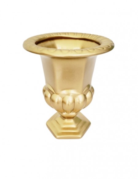 (R$14,00) Vaso Grego Dourado (A27 / D23cm)