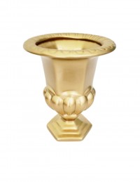 (R$18,00) Vaso Grego Dourado (A27 / D23cm)