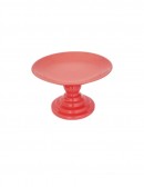 (R$10,00) Boleira Pé Baixo Coral (A14.5 / D24.5cm)