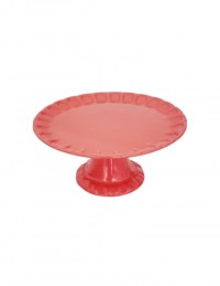 (R$18,00) Boleira Relevo Coral (A16 / D33cm)