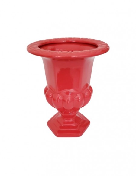 (R$14,00) Vaso Grego Coral (A27 / D23cm)
