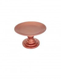 (R$14,00) Boleira Pé Baixo Bronze (A14.5 / D24.5cm)