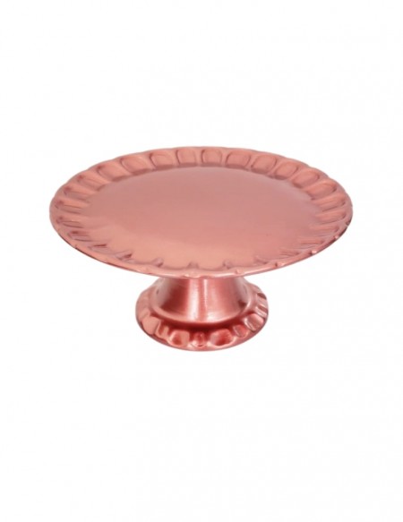 (R$14,00) Boleira Relevo Bronze (A16 / D33cm)