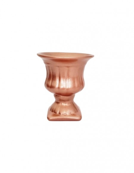 (R$4,80) Vasinho Grego Bronze Claro (A12 /D10cm)