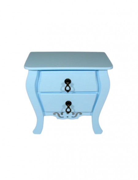 (R$18,00) Mini Criado Bombê MDF Azul Baby