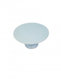 (R$14,00) Boleira Frisada Azul Baby (A12 /D24cm)