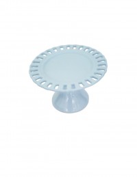 (R$14,00) Boleira Passa Fita Azul Baby (A14 / D23cm)