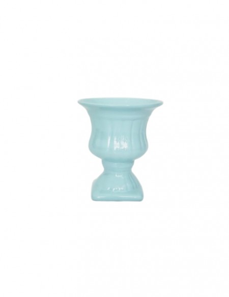 (R$4,80) Vasinho Grego Azul Baby (A12 /D10cm)