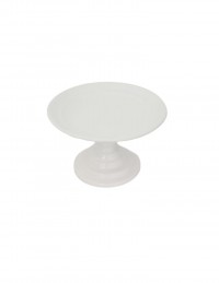 (R$14,00) Boleira Pé Baixo Branca (A14.5 / D24.5cm)