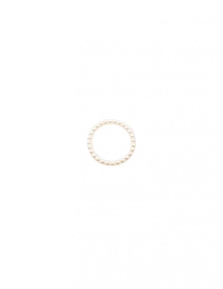 (R$1,80) Anel Guardanapo Argola Perola Branca