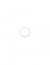 (R$2,20) Anel Guardanapo Argola Perola Branca