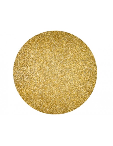 (R$38,00) Capa Painel Redondo Glitter Dourado 3D