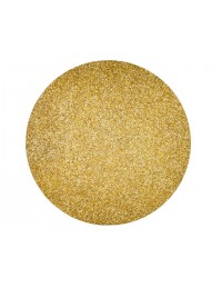 (R$38,00) Capa Painel Redondo Glitter Dourado 3D