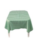 (R$7,80) Toalha Quadrada Xadrez Verde/Branco (1.40m)