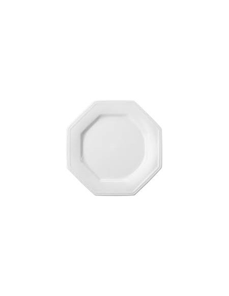 (R$8,90 DZ) Prato de Refeição Oitavado