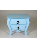 (R$18,00) Mini Criado Bombê MDF Azul Baby
