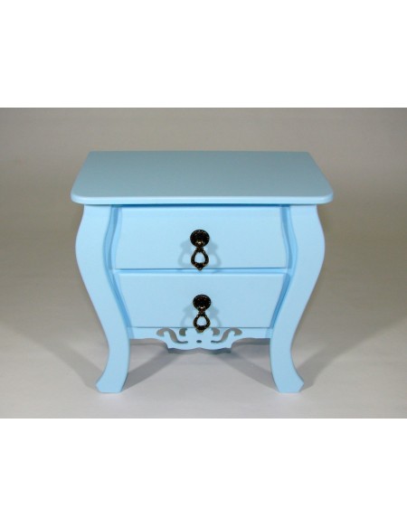 (R$18,00) Mini Criado Bombê MDF Azul Baby
