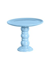 (R$14,00) Boleira Pé Alto Azul Baby (A23/D28cm)