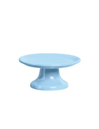 (R$12,00) Boleira Lisa Azul Baby P (A10/D23cm)