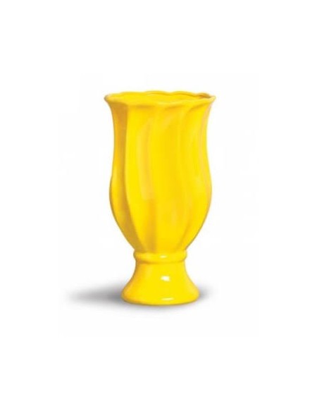 (R$16,000 Vaso Torcido Amarelo