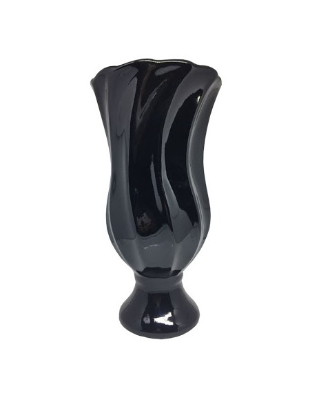 (R$14,00) Vaso Torcido Preto