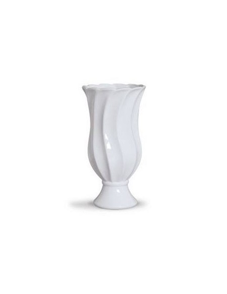 (R$16,00) Vaso Torcido Branco