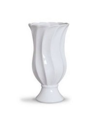 (R$16,00) Vaso Torcido Branco (A36 / D16cm)