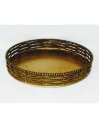 (R$22,00) Bandeja Junco Redonda Baixa (D30cm)